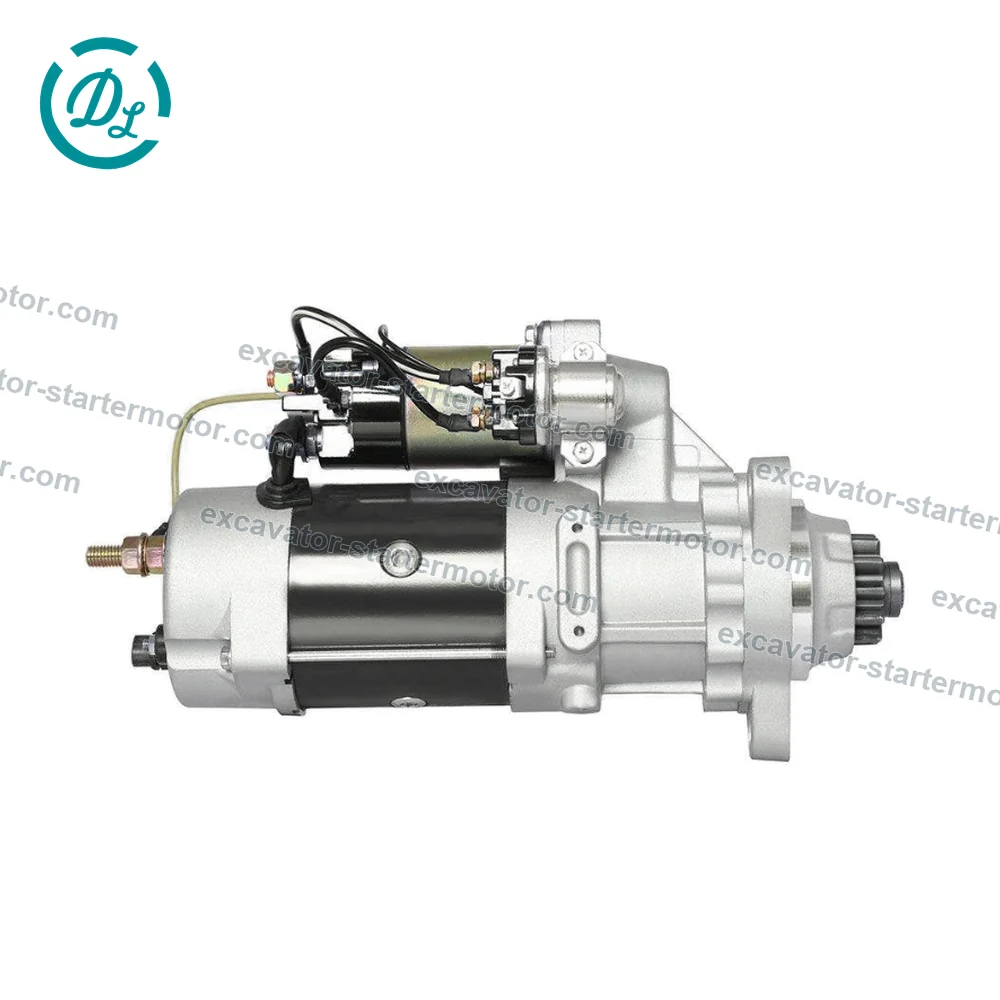 8200330 5284085 24V 11T 39MT Starter for Case IH STX375 STX500 QSX15, OEM/reference 8200330, 24V 11T CW 39MT Starter Motor, product view 2