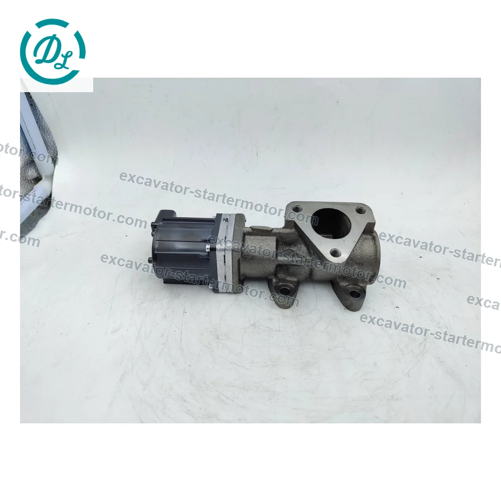8-98238247-3 24V EGR Valve Assembly for Isuzu 4HK1 Excavator Engines, OEM/reference 8-98238247-3, 24V Electronic EGR Valve Assembly, product view 4
