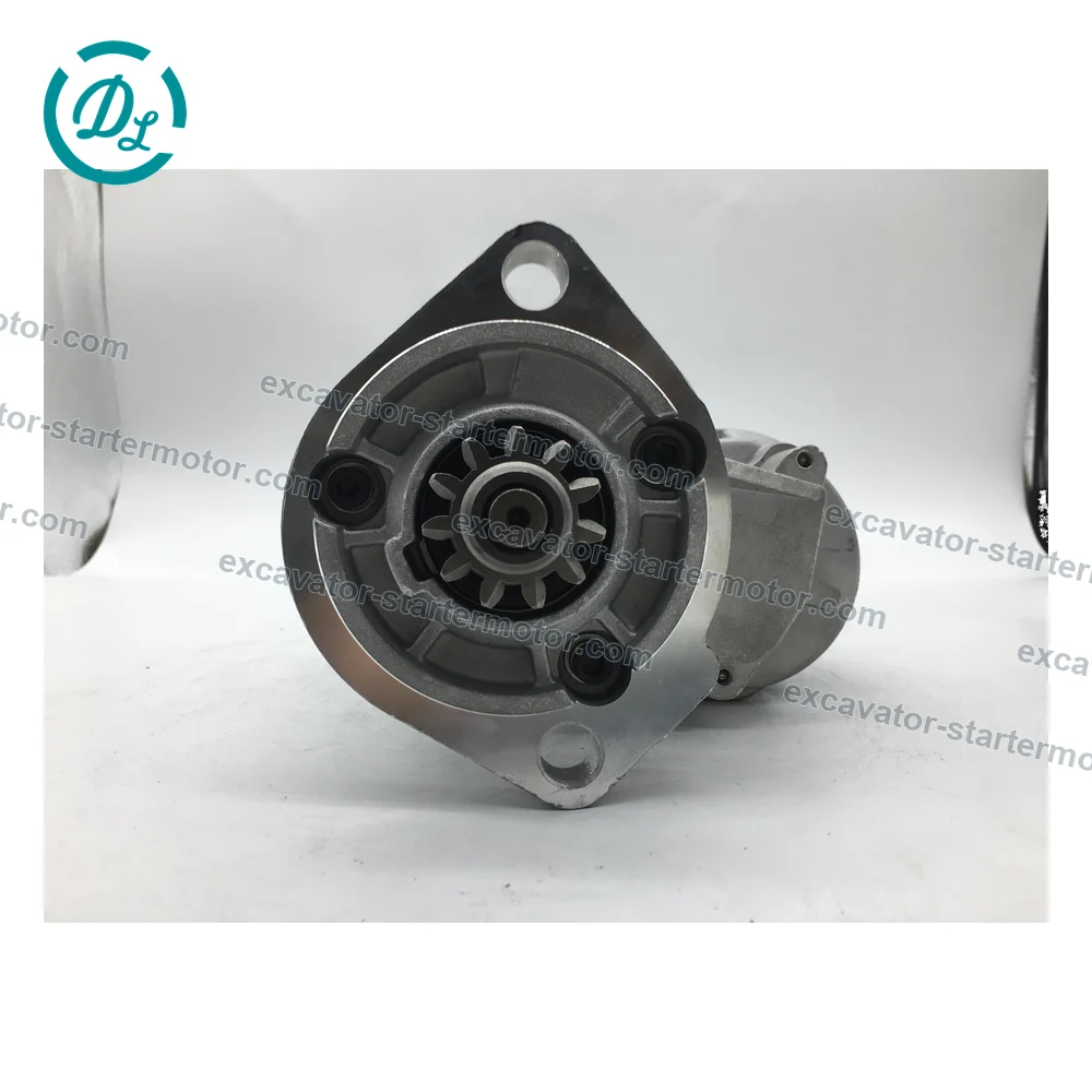 128000-0970 12V 2.5kW 11-Tooth Starter for Toyota 5FD and 6FD Forklifts, OEM/reference 128000-0970, Starter Motor, product view 4