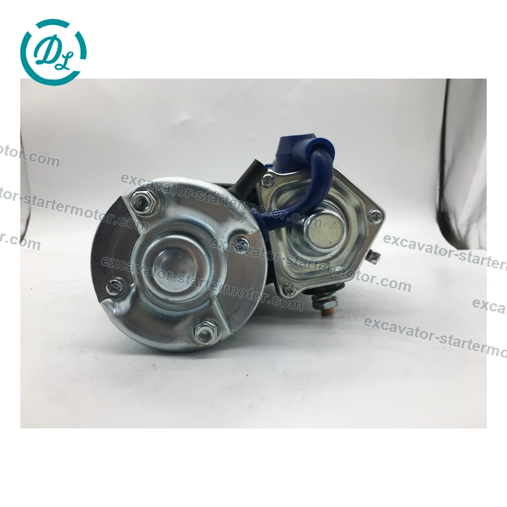 128000-0970 12V 2.5kW 11-Tooth Starter for Toyota 5FD and 6FD Forklifts, OEM/reference 128000-0970, Starter Motor, product view 5