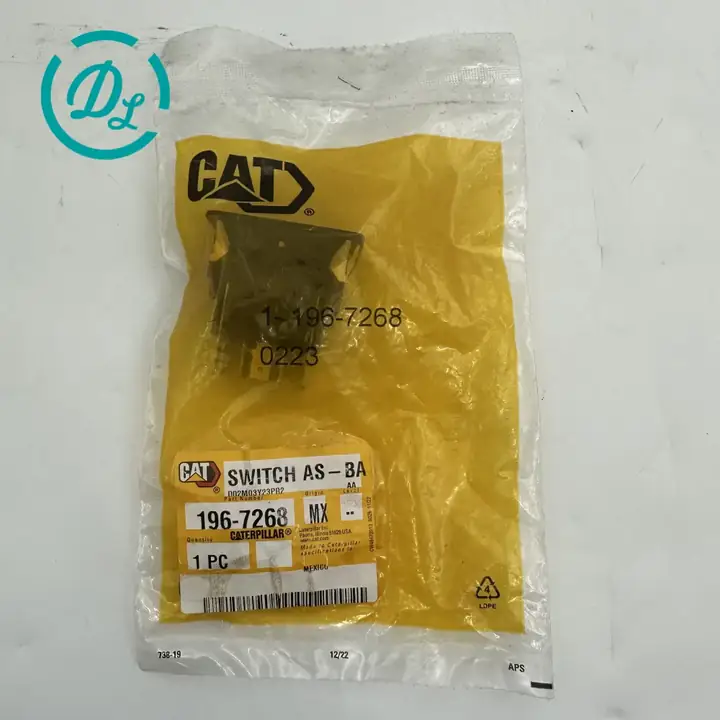 196-7268 24V Illuminated Throttle Switch for Cat 120H 140H 160H, OEM/reference 196-7268, 24V Illuminated Throttle Switch