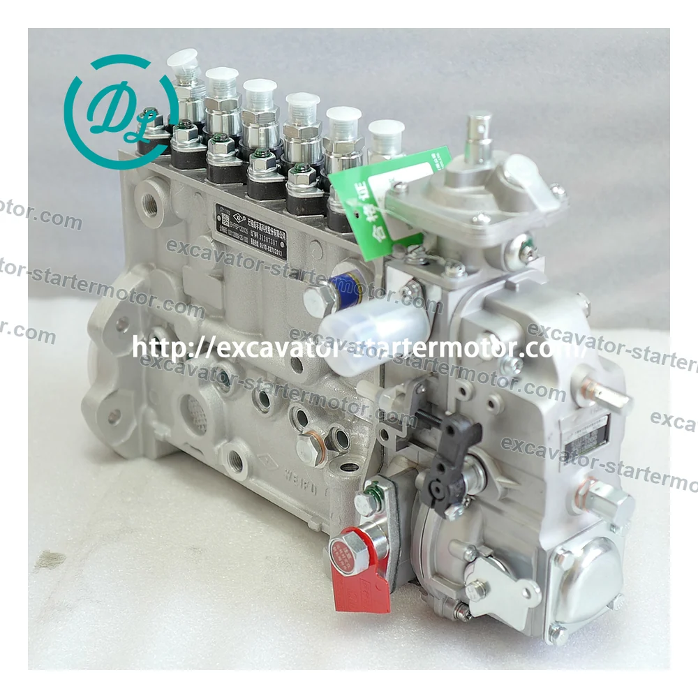 5711183 Fuel Injection Pump for Cummins 6LTAA8.9 Construction Engine, OEM/reference 5711183, Six-Cylinder Mechanical Fuel Injection Pump, product view 5