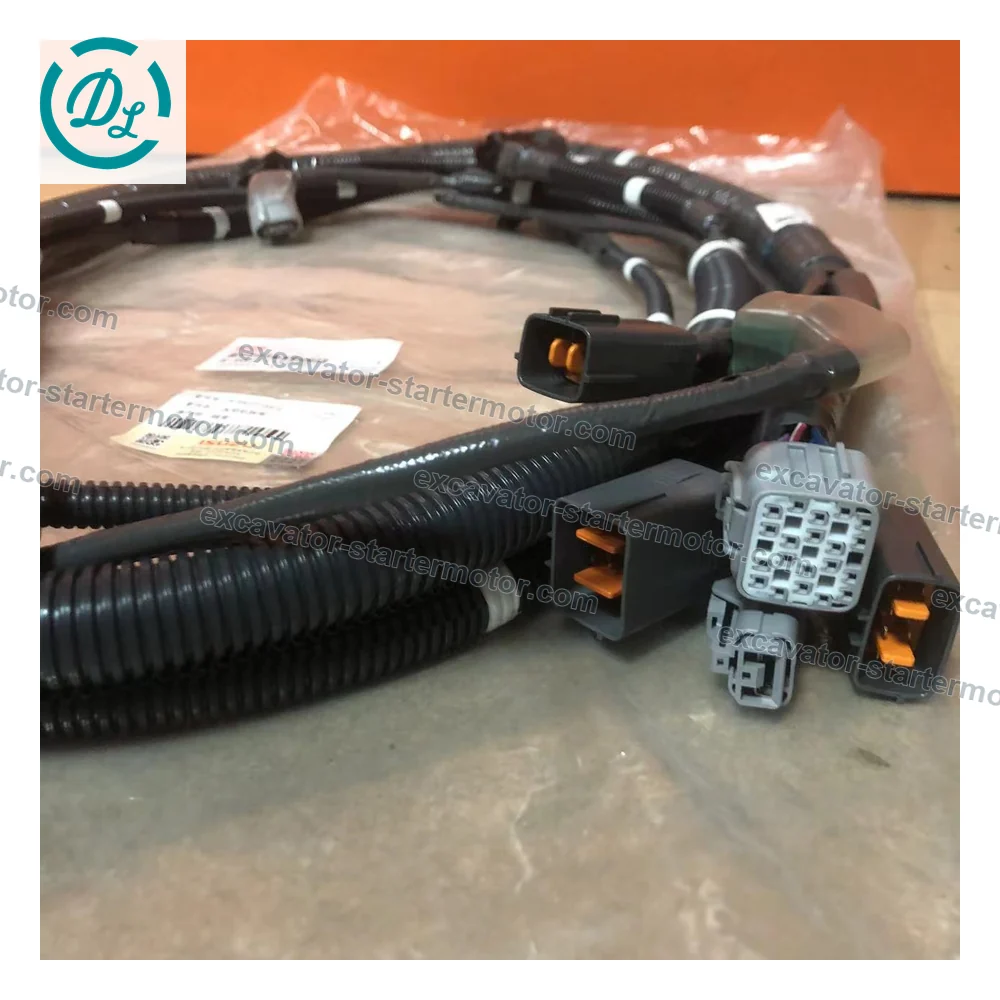 8-98271159-2 Engine Wiring Harness for Isuzu 4HK1 6HK1 Hitachi ZX200-3 ZX300-3 ZX360-3, OEM/reference 8-98271159-2, Engine Electrical Wiring Harness, product view 6