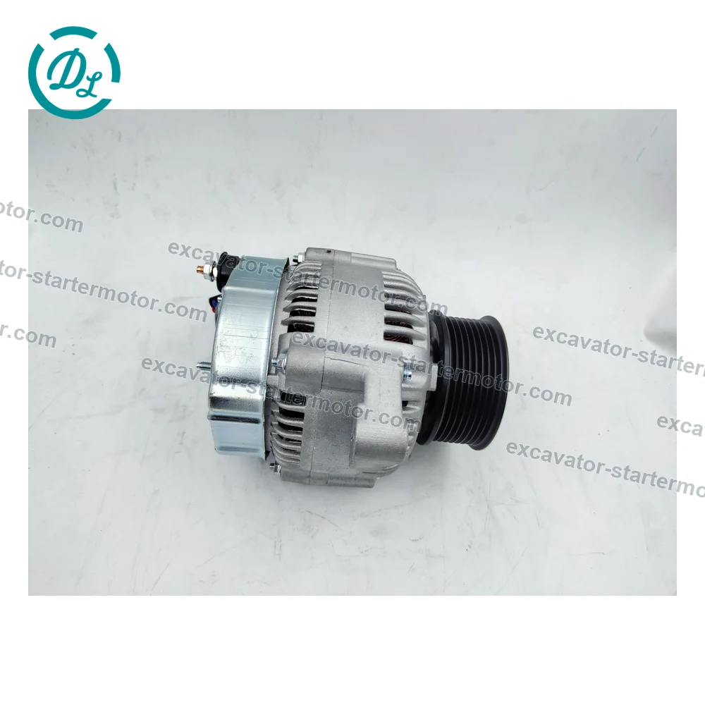 600-821-6410 40A Alternator for Komatsu PC200-6 S6D102E, OEM/reference 600-821-6410, 40A Alternator