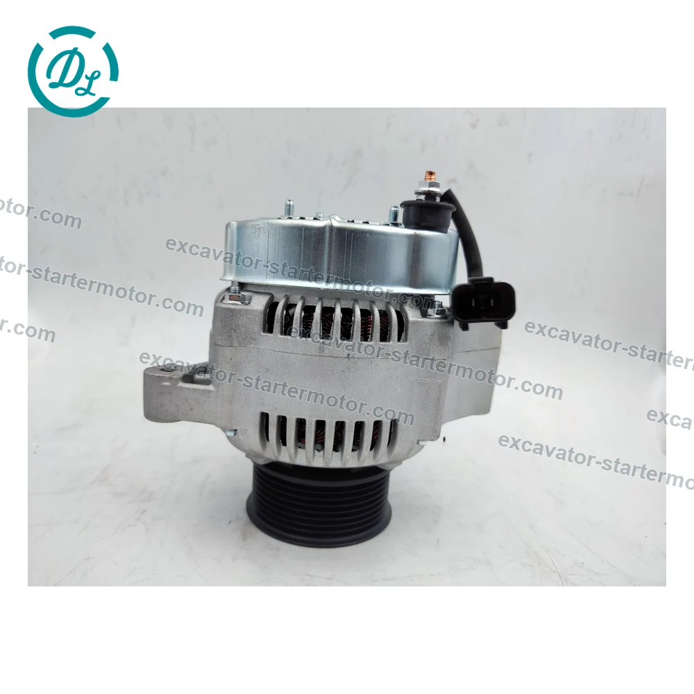 600-821-6410 40A Alternator for Komatsu PC200-6 S6D102E, OEM/reference 600-821-6410, 40A Alternator, product view 2