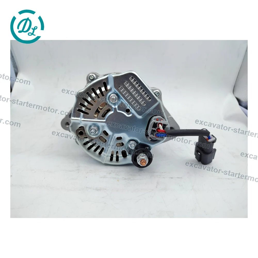 600-821-6410 40A Alternator for Komatsu PC200-6 S6D102E, OEM/reference 600-821-6410, 40A Alternator, product view 3