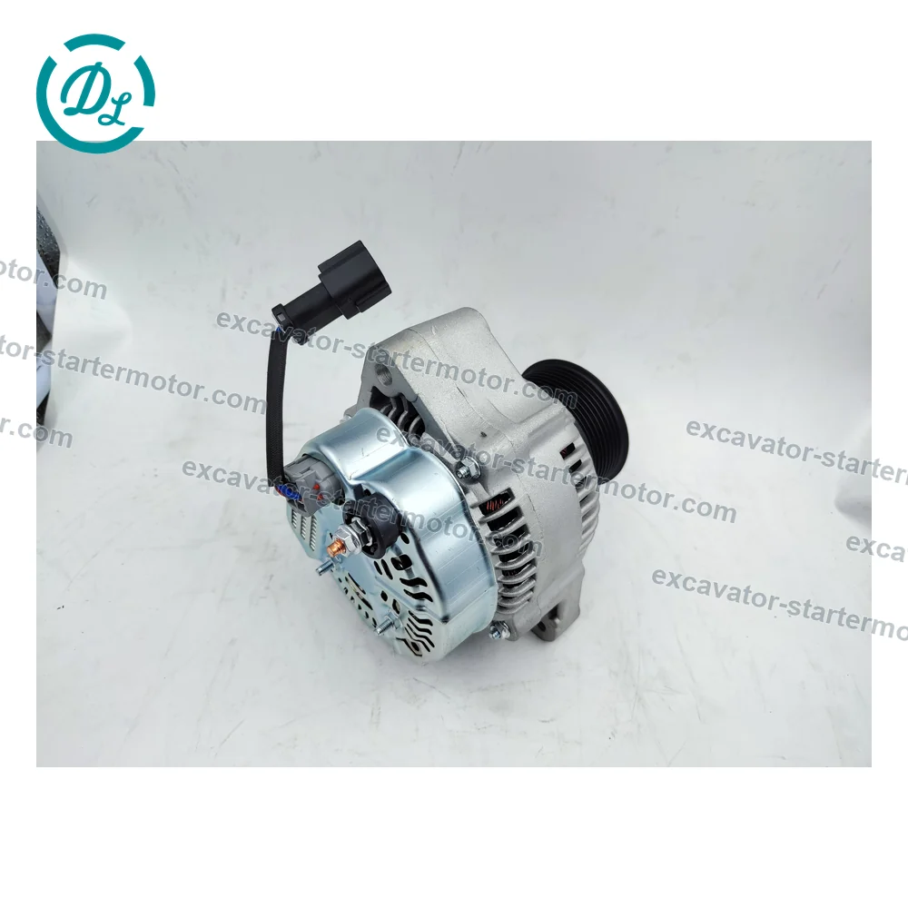 600-821-6410 40A Alternator for Komatsu PC200-6 S6D102E, OEM/reference 600-821-6410, 40A Alternator, product view 4