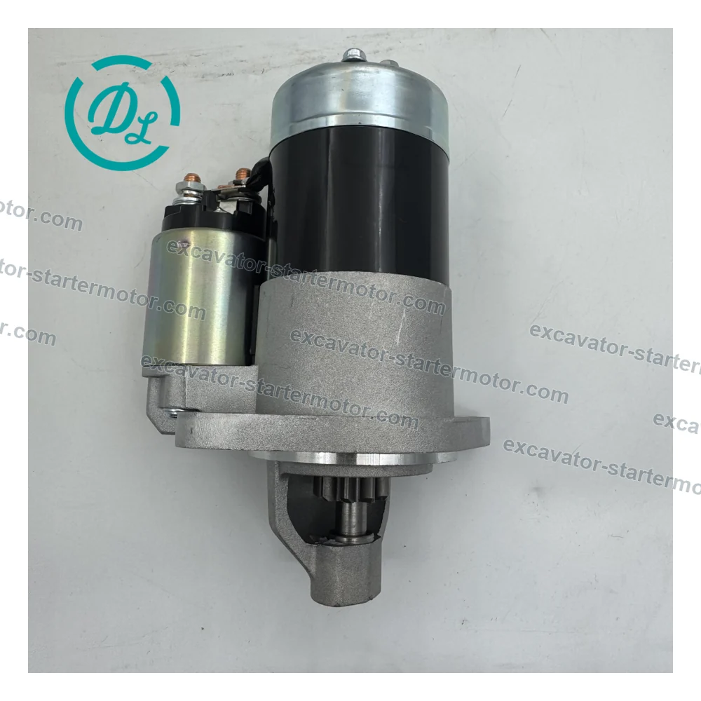 S114-385 12V 1.0kW 9T Starter for Gehl 3410 3610 3615 3645 Isuzu, OEM/reference S114-385, 12V 1.0kW 9-Tooth Starter Motor, product view 3
