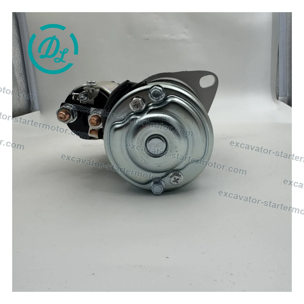 S114-385 12V 1.0kW 9T Starter for Gehl 3410 3610 3615 3645 Isuzu, OEM/reference S114-385, 12V 1.0kW 9-Tooth Starter Motor, product view 4