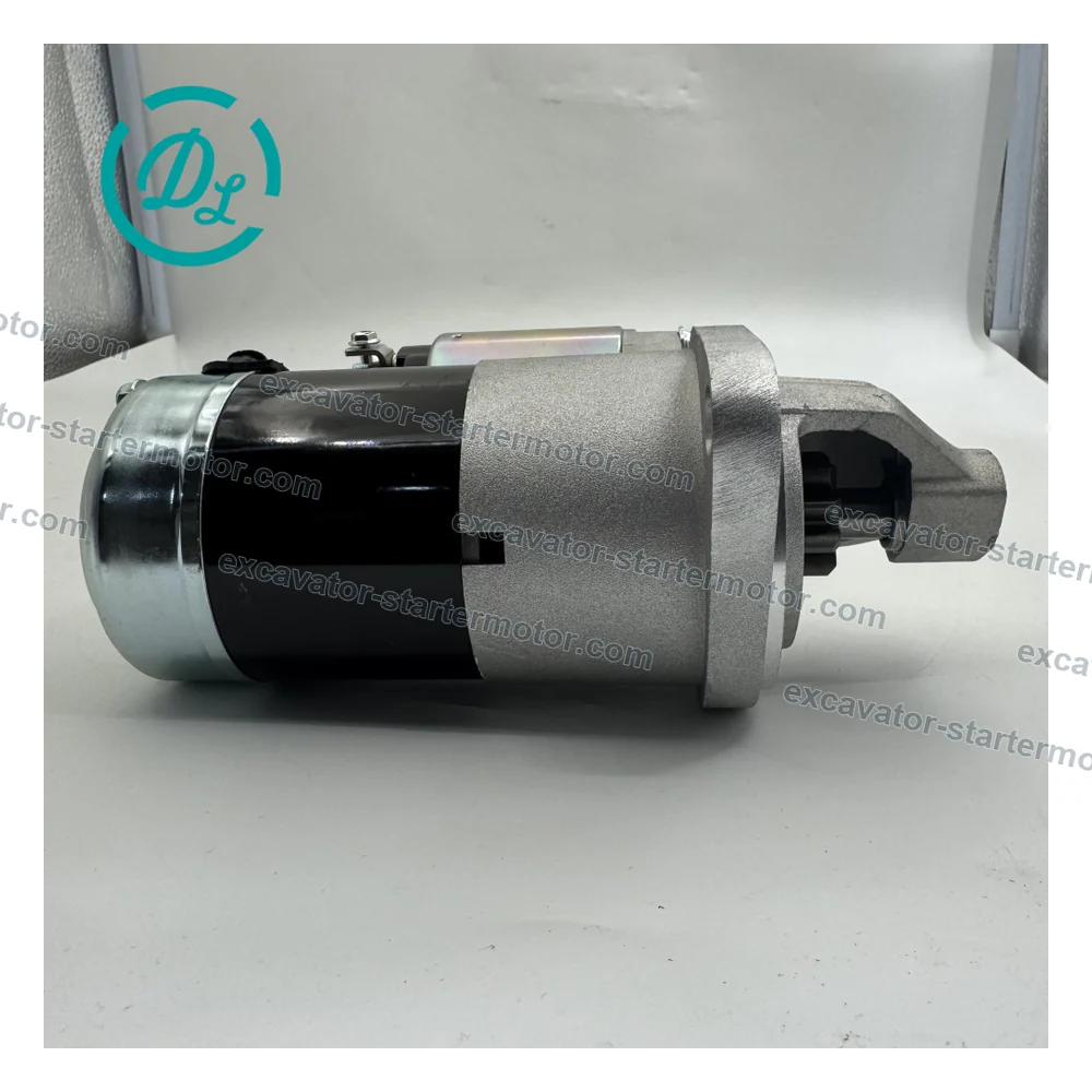 S114-385 12V 1.0kW 9T Starter for Gehl 3410 3610 3615 3645 Isuzu, OEM/reference S114-385, 12V 1.0kW 9-Tooth Starter Motor, product view 5