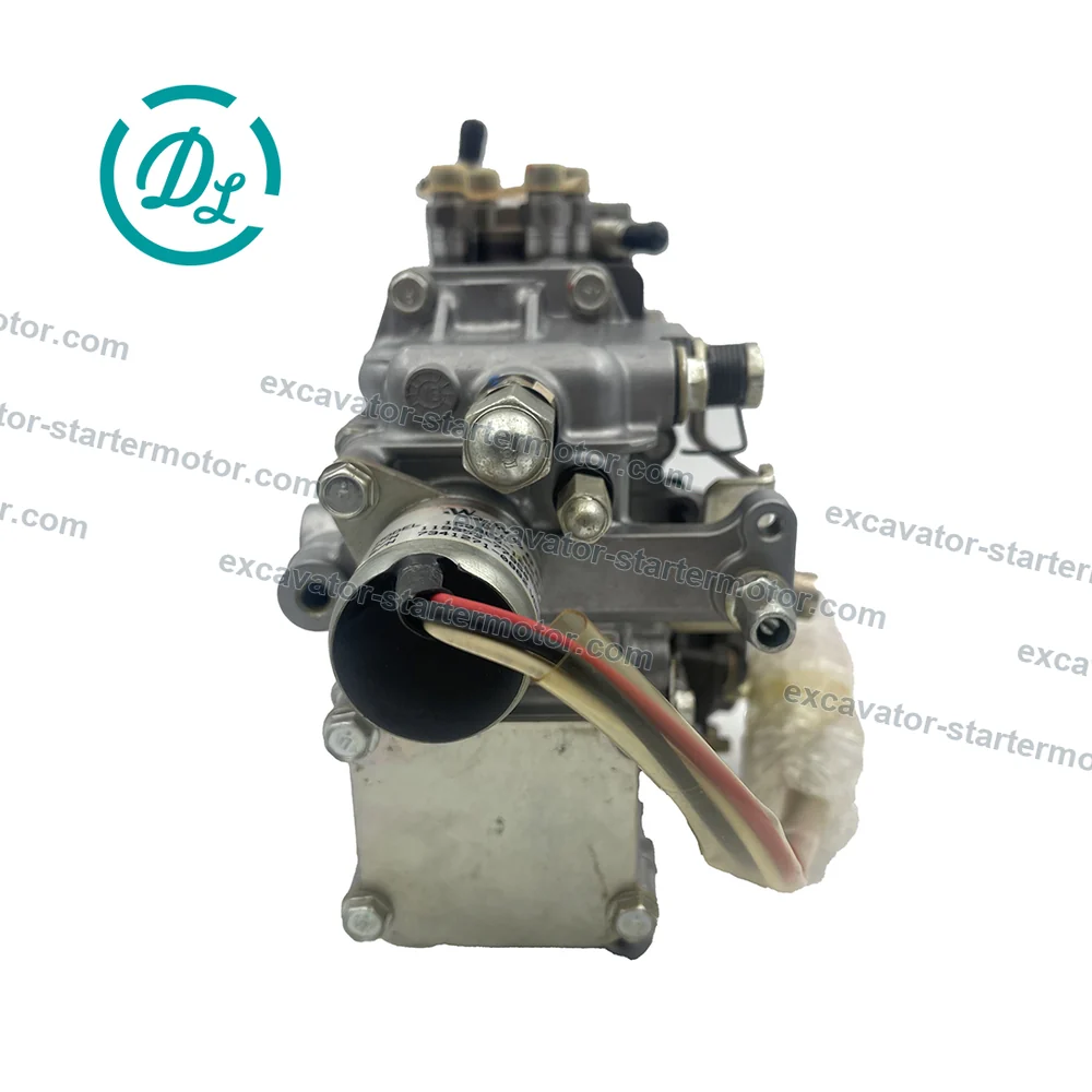 729659-51360 Fuel Injection Pump Assembly for Yanmar 4TNV88, OEM/reference 729659-51360, Four-Cylinder Inline Fuel Injection Pump Assembly, product view 7