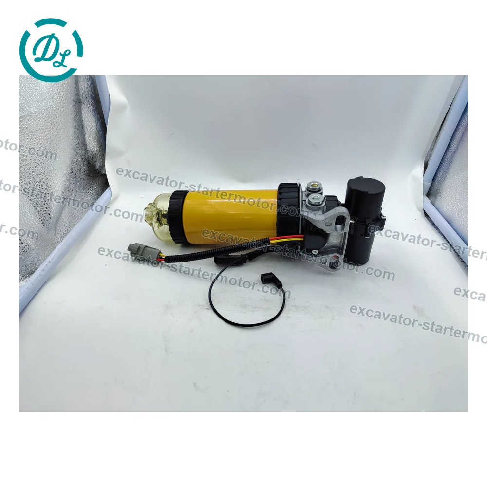 349-5327 Electric Priming Fuel Filter Assembly for Cat 236B3, 242B3, 259B3, 279C and 299C, OEM/reference 349-5327, Electric Priming Fuel Filter Assembly, product view 4