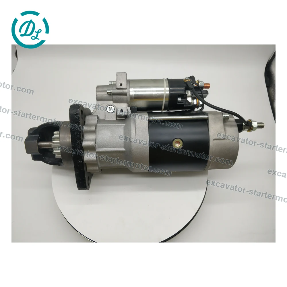61003202 24V 11-Tooth 39MT Starter for Doosan DX340LCA-DX520LCA, OEM/reference 61003202, Starter Motor, product view 2