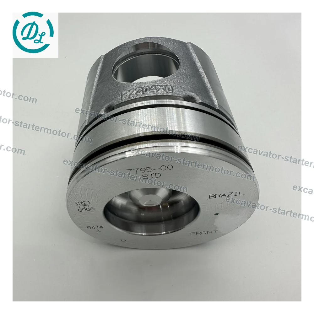 3957797 Standard Engine Piston Kit for Cummins 4B 6B B5.9, OEM/reference 3957797, Standard-Bore Engine Piston Kit, product view 2