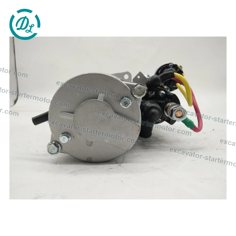 S00005888+03 24V 5.5kW 10-Tooth Starter for Shangchai SC7H, OEM/reference S00005888+03, Gear-Reduction Starter Motor, product view 4