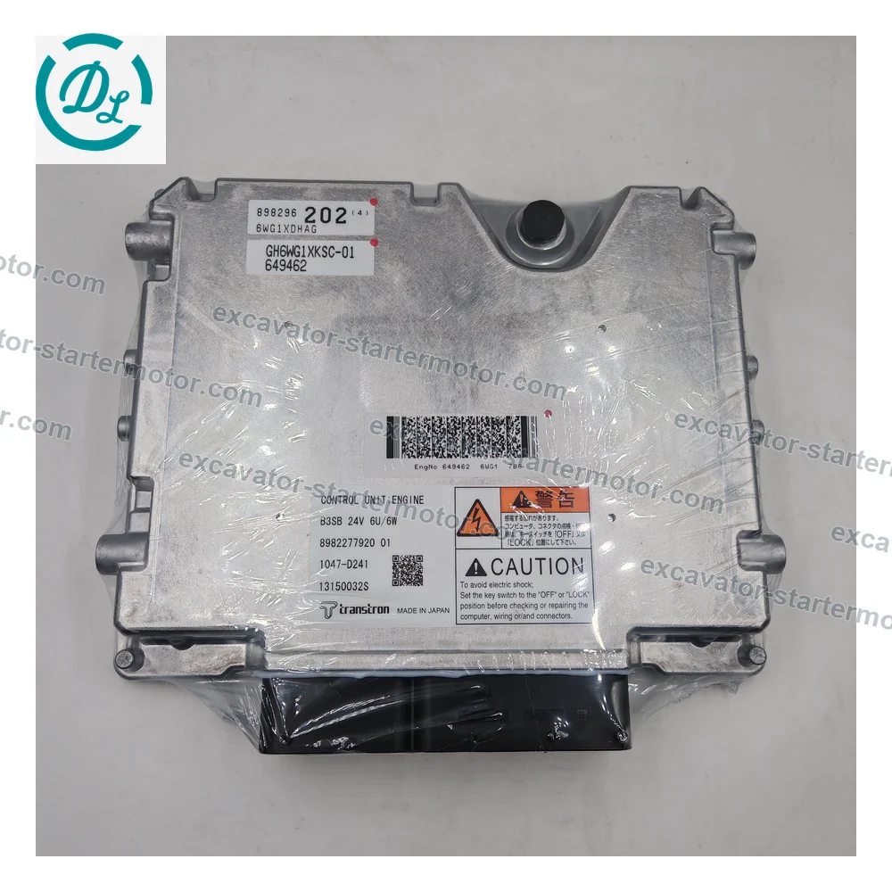 8-98296202-5 0281020052 Engine Control Unit for Isuzu 4HK1 4JJ1 6HK1 4JG1, OEM/reference 8-98296202-5, Engine Electronic Control Unit, product view 4