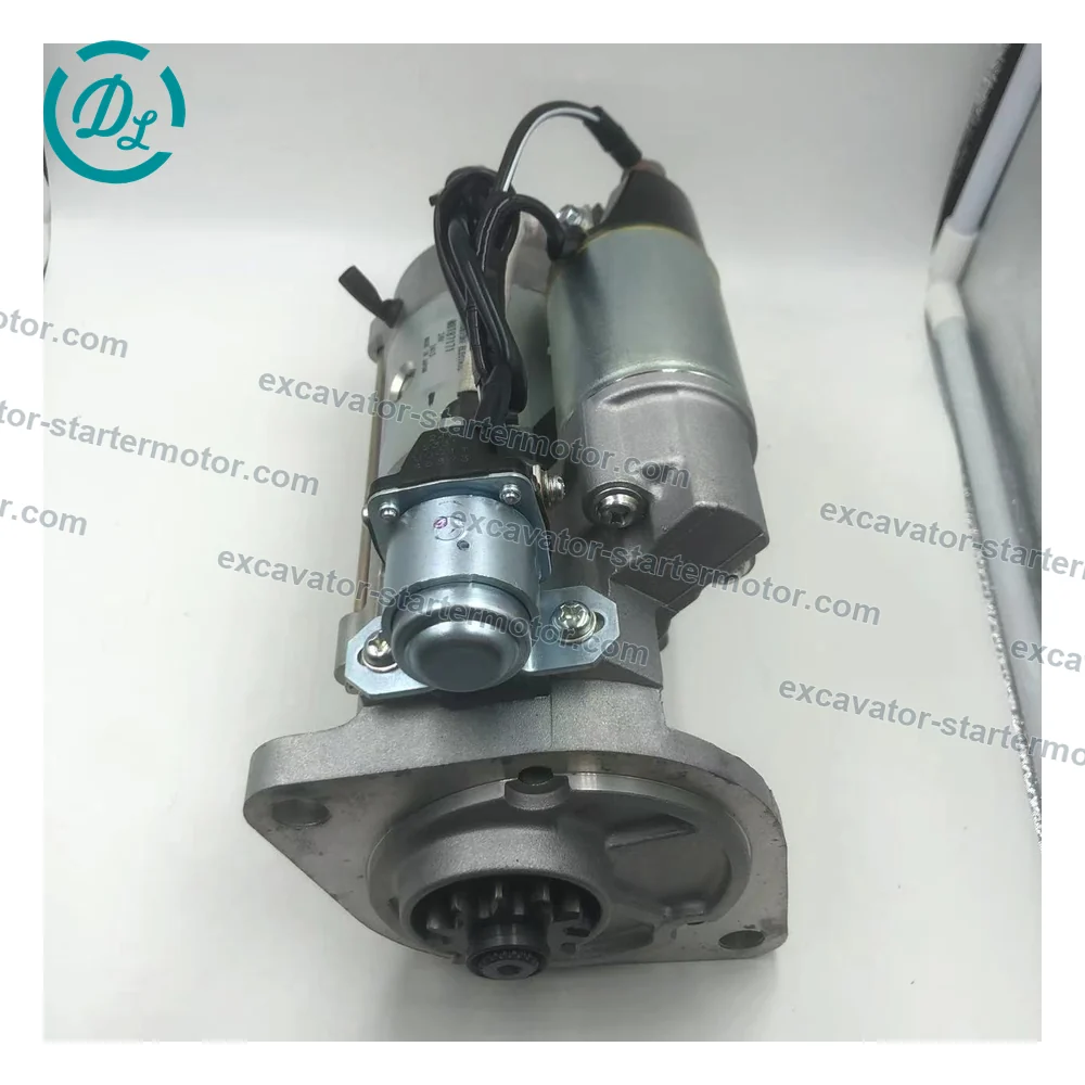 M008T87171 24V 5.0kW 11T Starter for Mitsubishi 6D34 Kobelco SK200-6 SK250LC, OEM/reference M008T87171, 24V 5.0kW 11T Heavy-Duty Starter Motor, product view 3