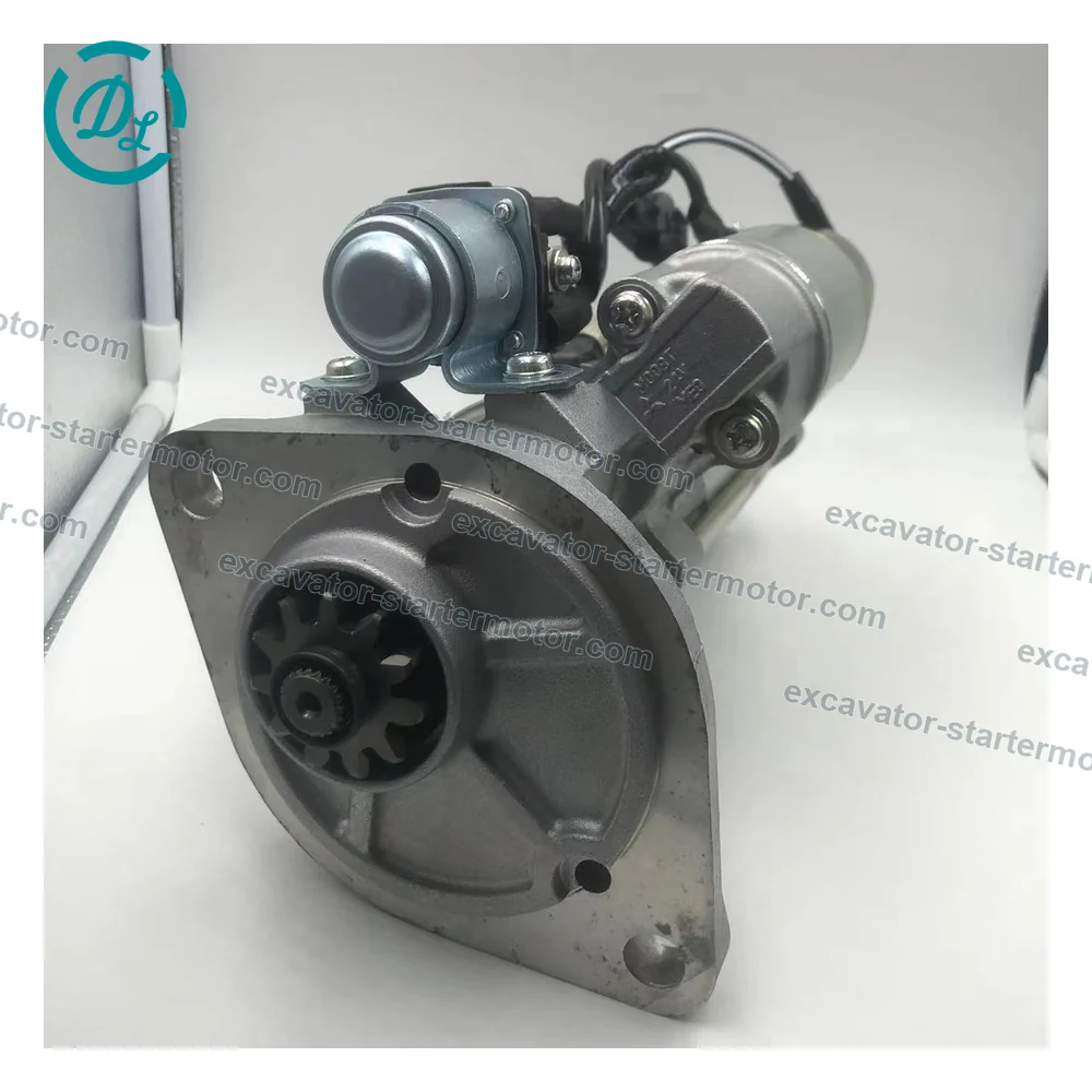 M008T87171 24V 5.0kW 11T Starter for Mitsubishi 6D34 Kobelco SK200-6 SK250LC, OEM/reference M008T87171, 24V 5.0kW 11T Heavy-Duty Starter Motor, product view 5