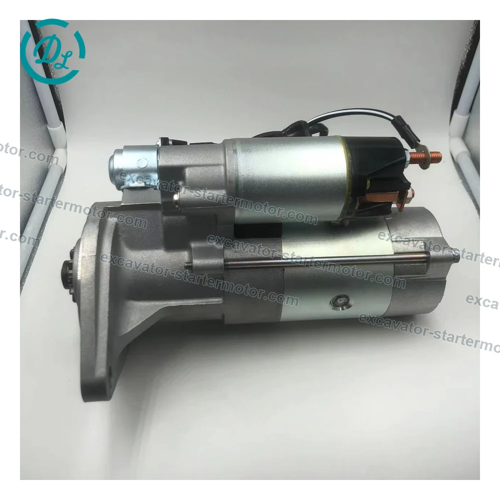 M008T87171 24V 5.0kW 11T Starter for Mitsubishi 6D34 Kobelco SK200-6 SK250LC, OEM/reference M008T87171, 24V 5.0kW 11T Heavy-Duty Starter Motor, product view 6
