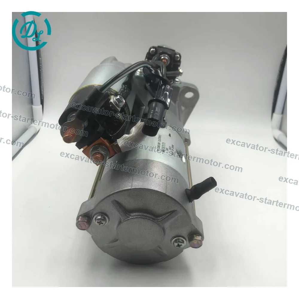 M008T87171 24V 5.0kW 11T Starter for Mitsubishi 6D34 Kobelco SK200-6 SK250LC, OEM/reference M008T87171, 24V 5.0kW 11T Heavy-Duty Starter Motor, product view 7