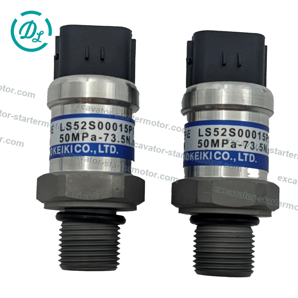 52S00015P1 LS52S00015P1 50MPa Pressure Sensor for Kobelco SK210-8 SK350-8, OEM/reference 52S00015P1, 50MPa Hydraulic Pressure Sensor, product view 4