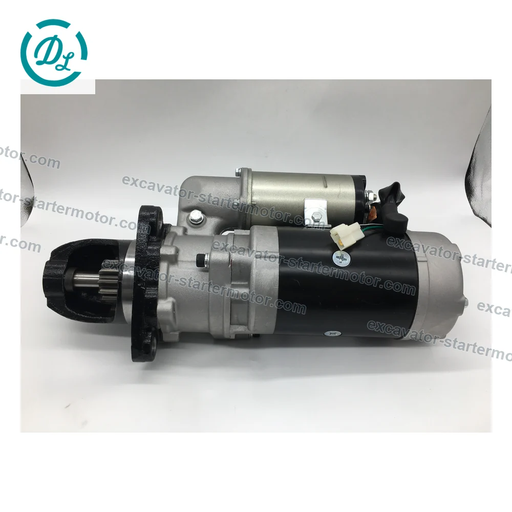 600-813-3631 0-23000-6531 24V 7.5kW 12-Tooth Starter for Komatsu 6D125, OEM/reference 600-813-3631, 24V 7.5kW 12-Tooth Starter