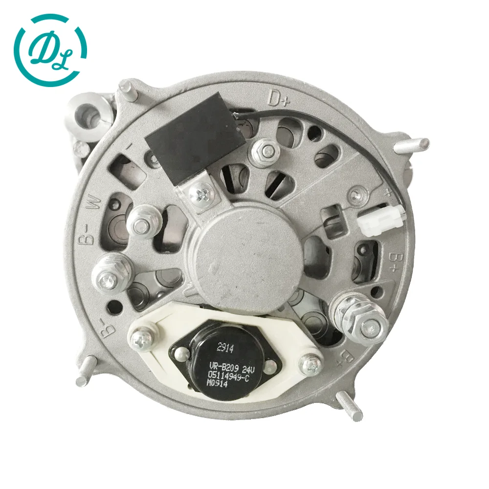 120469008 24V Alternator for Excavator and Diesel Equipment, OEM/reference 120469008, Alternator, product view 2