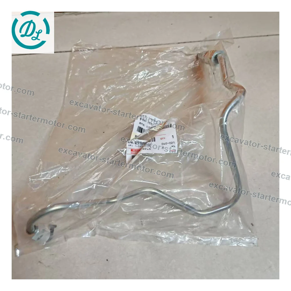 1-15416842-2 No.1 Injector Pipe for Isuzu 6WF1 CYZ CYH EXR EXZ, OEM/reference 1-15416842-2, No.1 High-Pressure Injector Pipe, product view 5