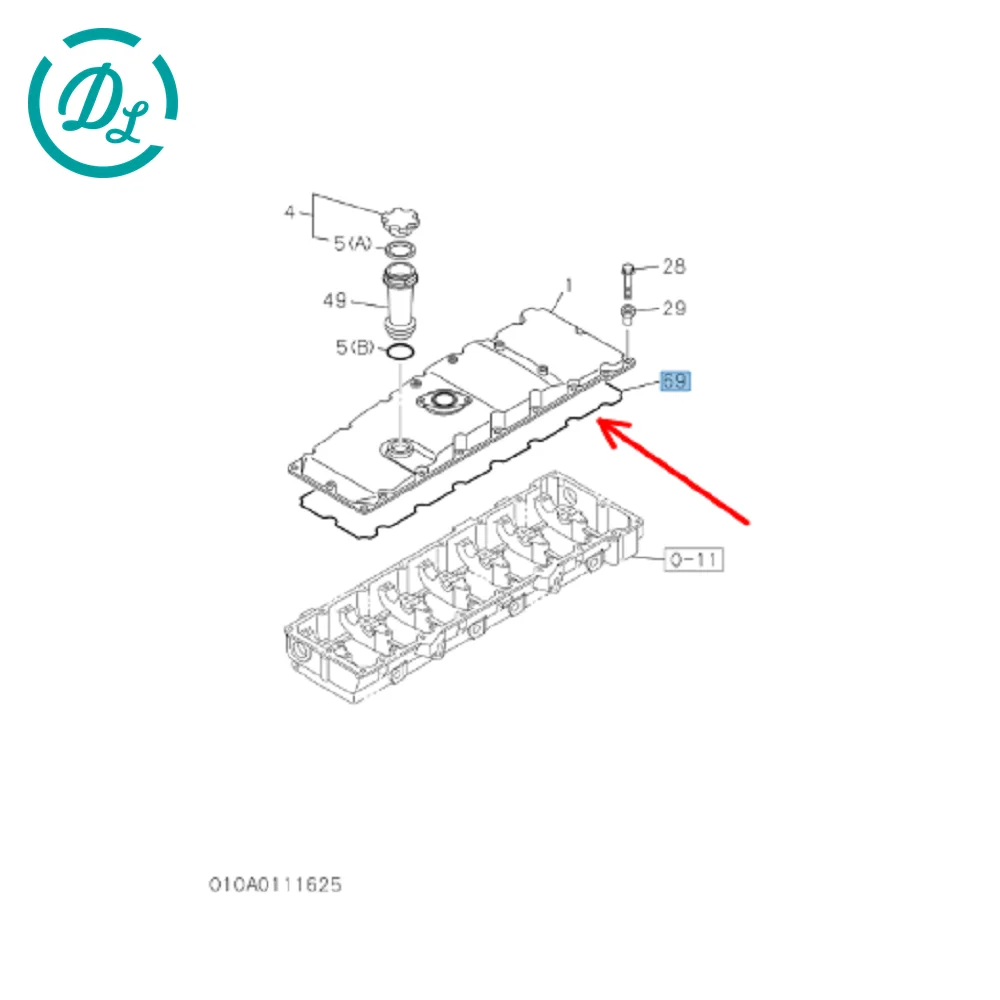 1-11173118-0 Engine Replacement Part for Excavator and Diesel Equipment, OEM/reference 1-11173118-0 · 8-97609580-0, Engine Replacement Part