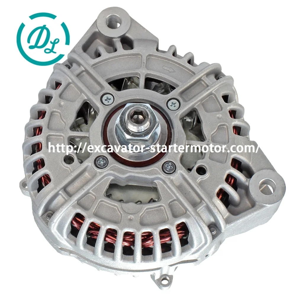 124625030 Alternator for Excavator and Diesel Equipment, OEM/reference 124625030, Alternator, product view 5