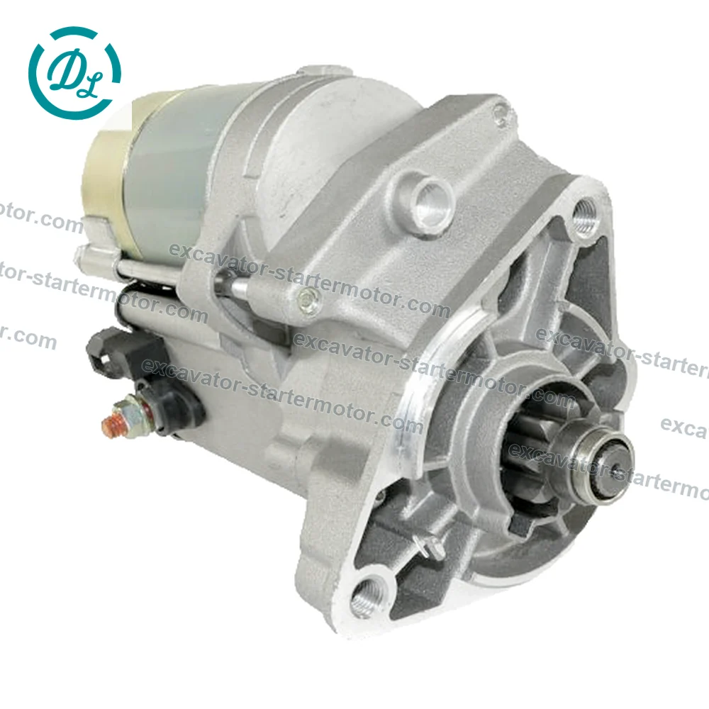 128000-0100 12V 1.0kW 9-Tooth Starter for Case DX18E-DX26 and Ford 1120-1220, OEM/reference 128000-0100, Starter Motor