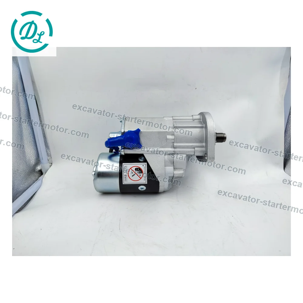 600-863-4410 0-24000-3060 24V 4.5kW 10T Starter for Komatsu S4D102E PC100-6, OEM/reference 600-863-4410, 24V 4.5kW 10-Tooth CW Starter Motor, product view 3