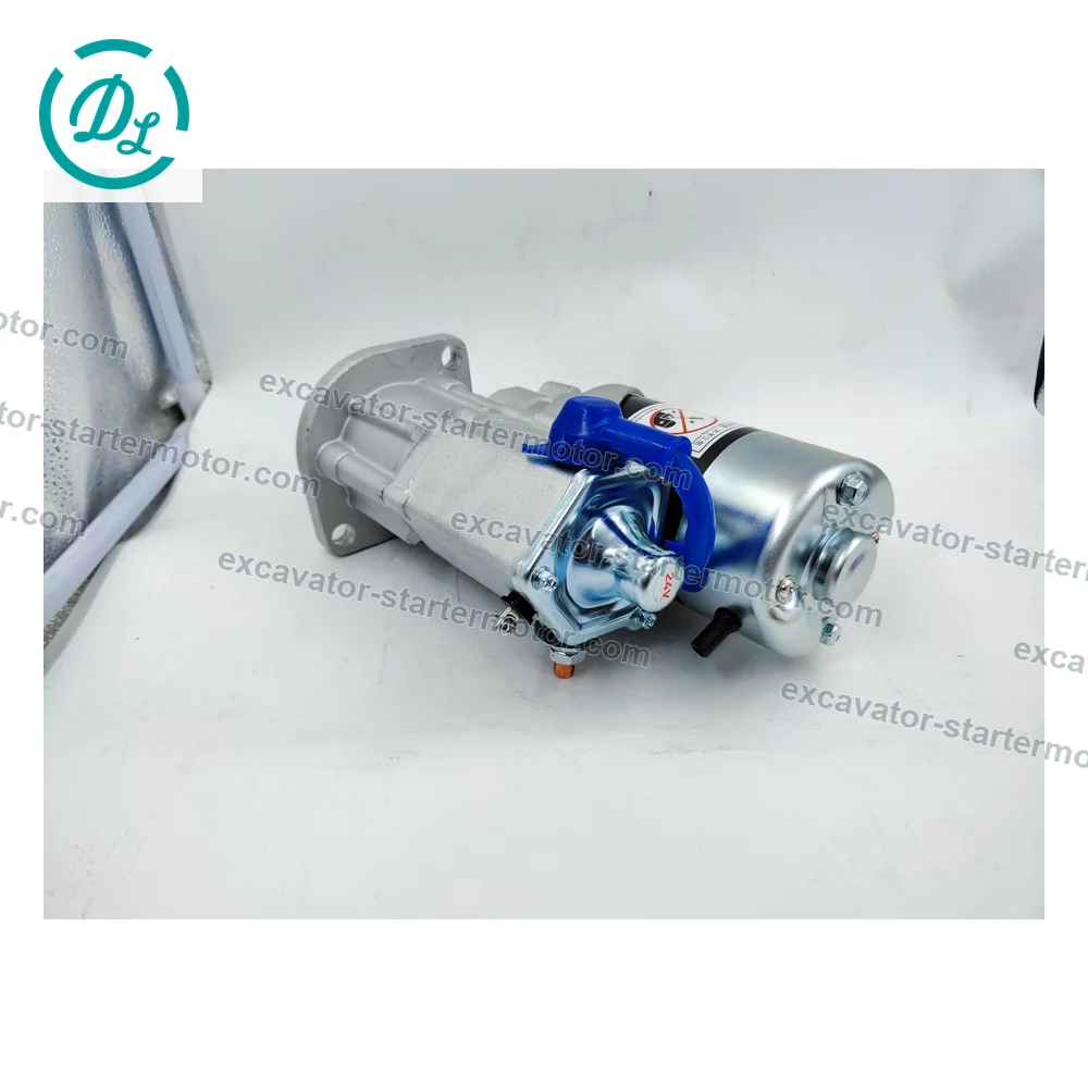 600-863-4410 0-24000-3060 24V 4.5kW 10T Starter for Komatsu S4D102E PC100-6, OEM/reference 600-863-4410, 24V 4.5kW 10-Tooth CW Starter Motor, product view 5