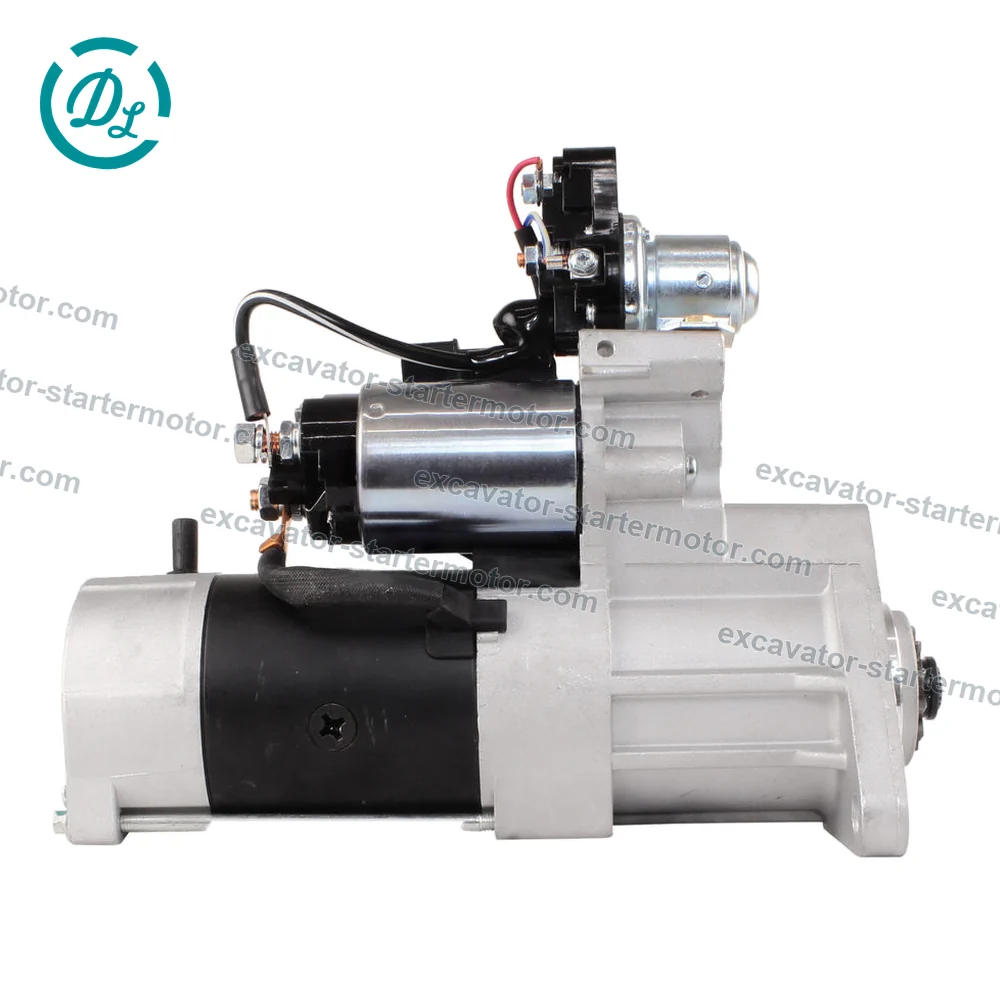 36100-41000 24V 5.0kW 11T Starter for Hyundai D4AF D4DB HD65 HD72 HD78, OEM/reference 36100-41000, 24V / 5.00kW / 11 teeth / clockwise starter motor, product view 2