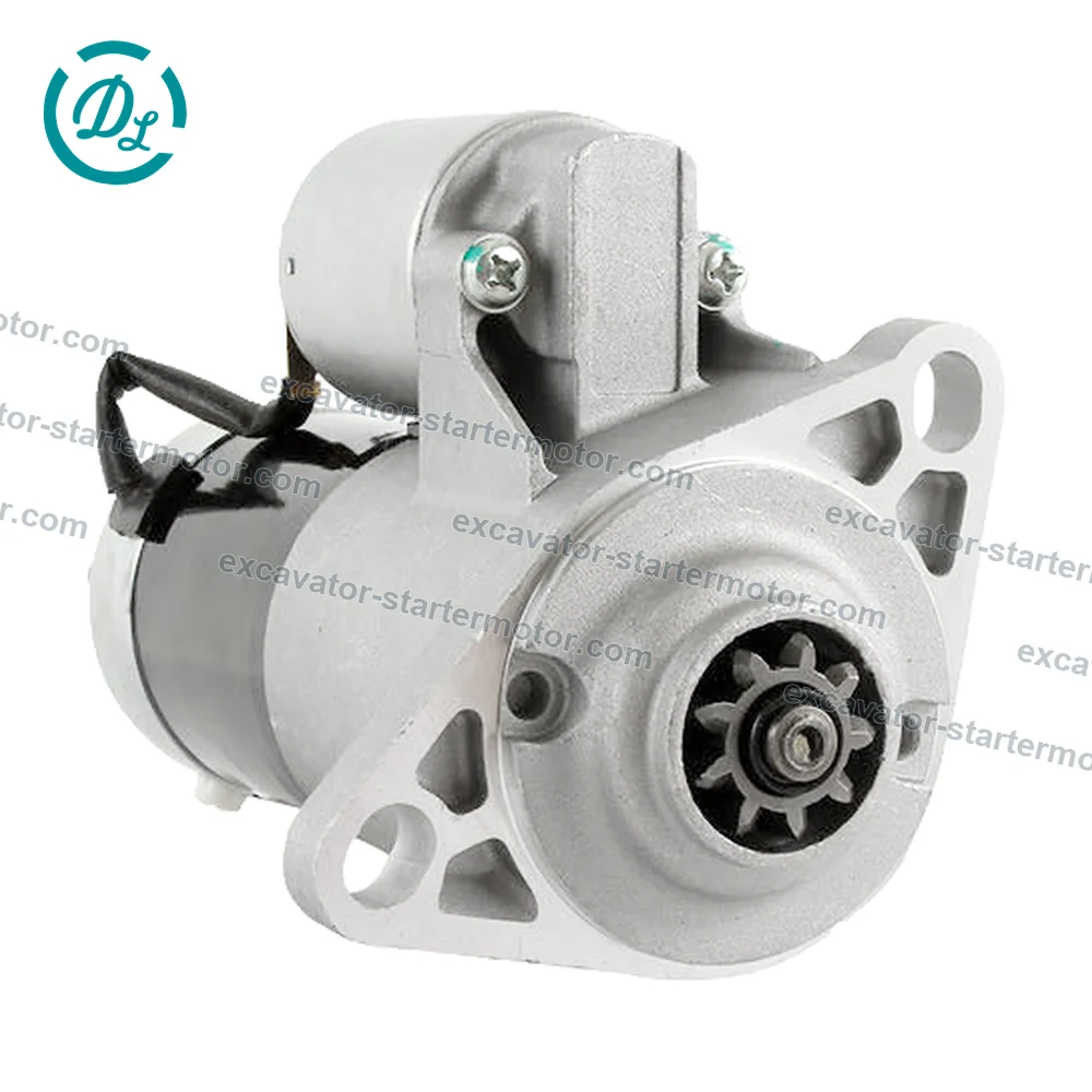 M001T66081 12V 1.7kW 9-Tooth Starter for Case DX29, DX31 and DX33, OEM/reference M001T66081, Starter Motor, product view 3