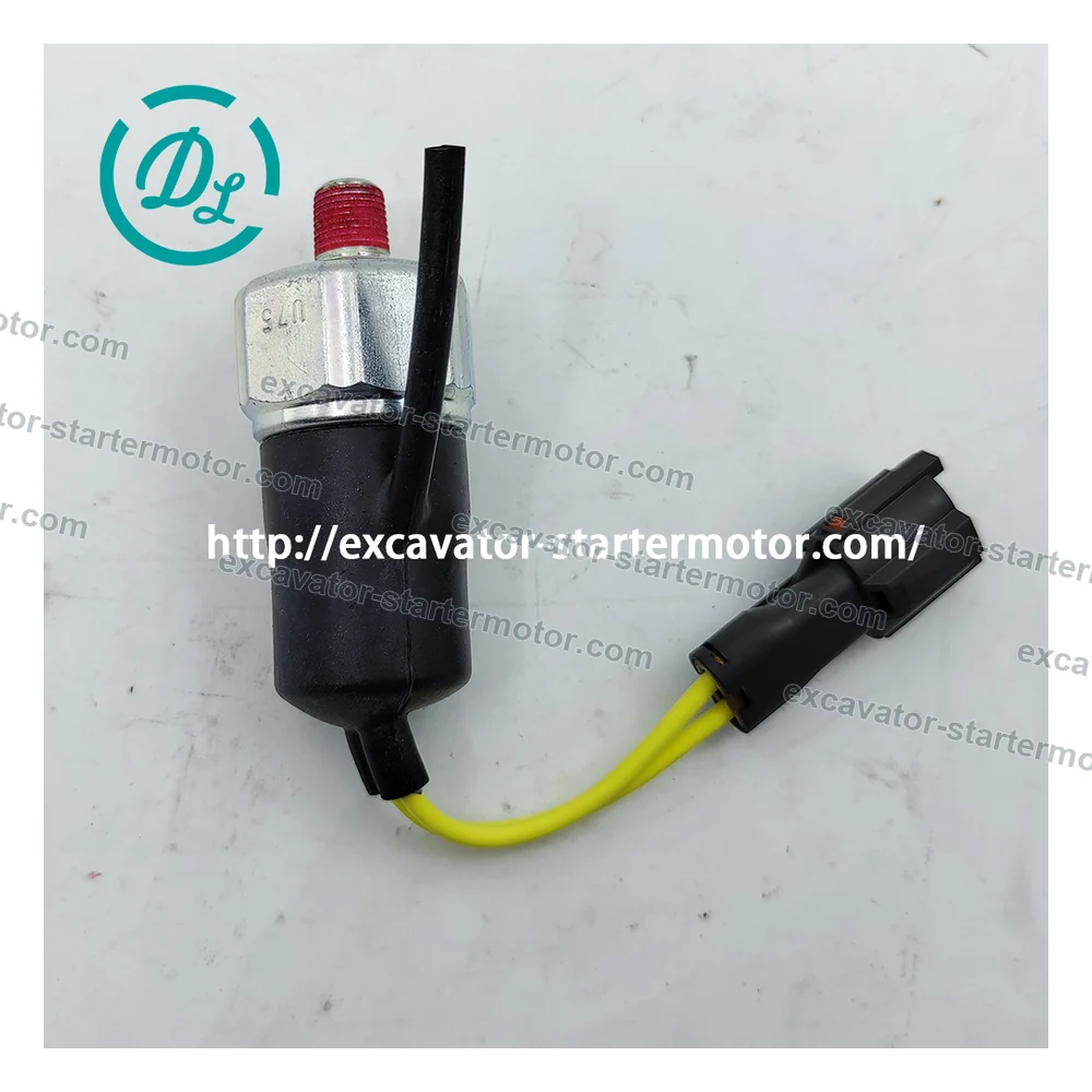 1-82410170-1 Oil Pressure Warning Switch for Isuzu 6HK1 6BG1 4BG1, OEM/reference 1-82410170-1, Threaded Oil Pressure Warning Switch with Lead, product view 3