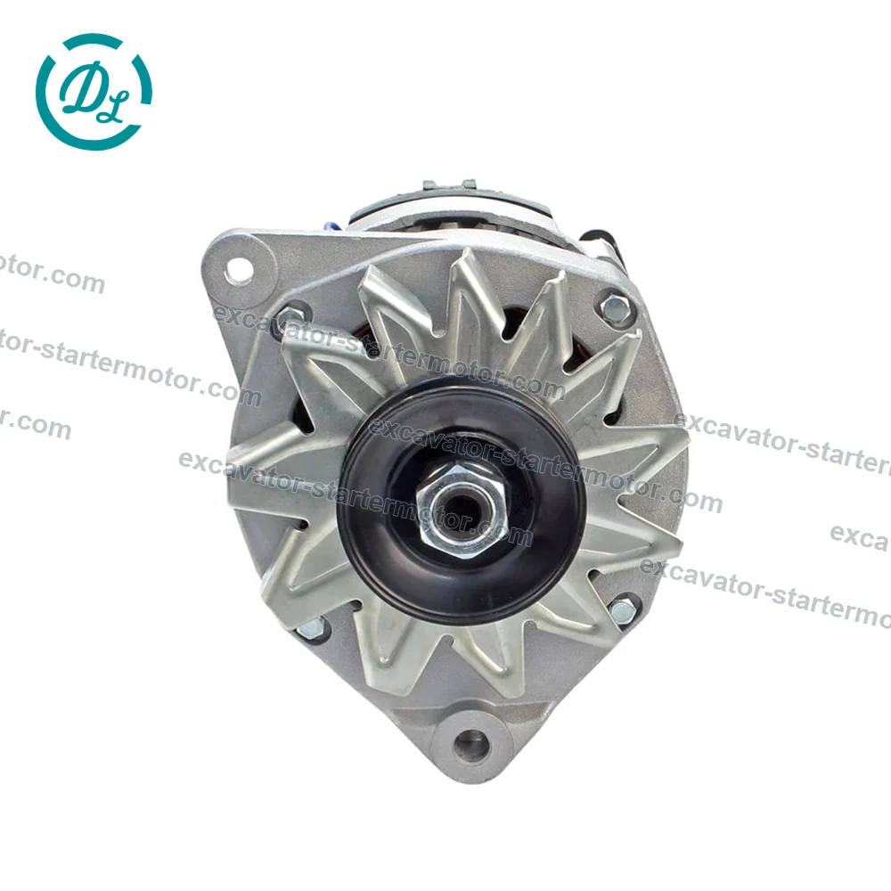 30-60050-00 12459N 12V 70A Alternator for Carrier Supra D482-TV, OEM/reference 30-60050-00 / 306005000 / 12459N / 93076, 12V 70A CCW V1 88 mm Alternator, product view 2