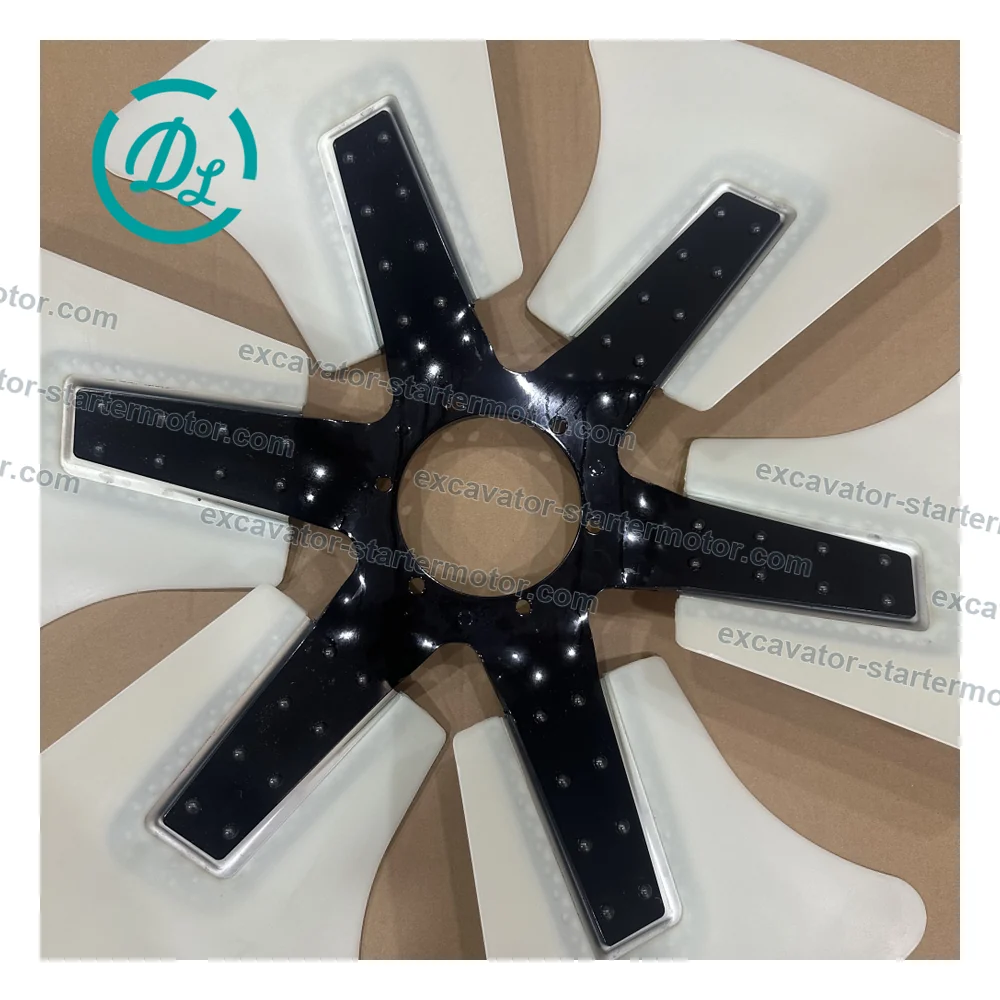 600-645-7850 Cooling Fan for Komatsu WA380-6, WA430-6, WA450-6, WA470-6 and WA480-6, OEM/reference 600-645-7850, Engine Cooling Fan, product view 2
