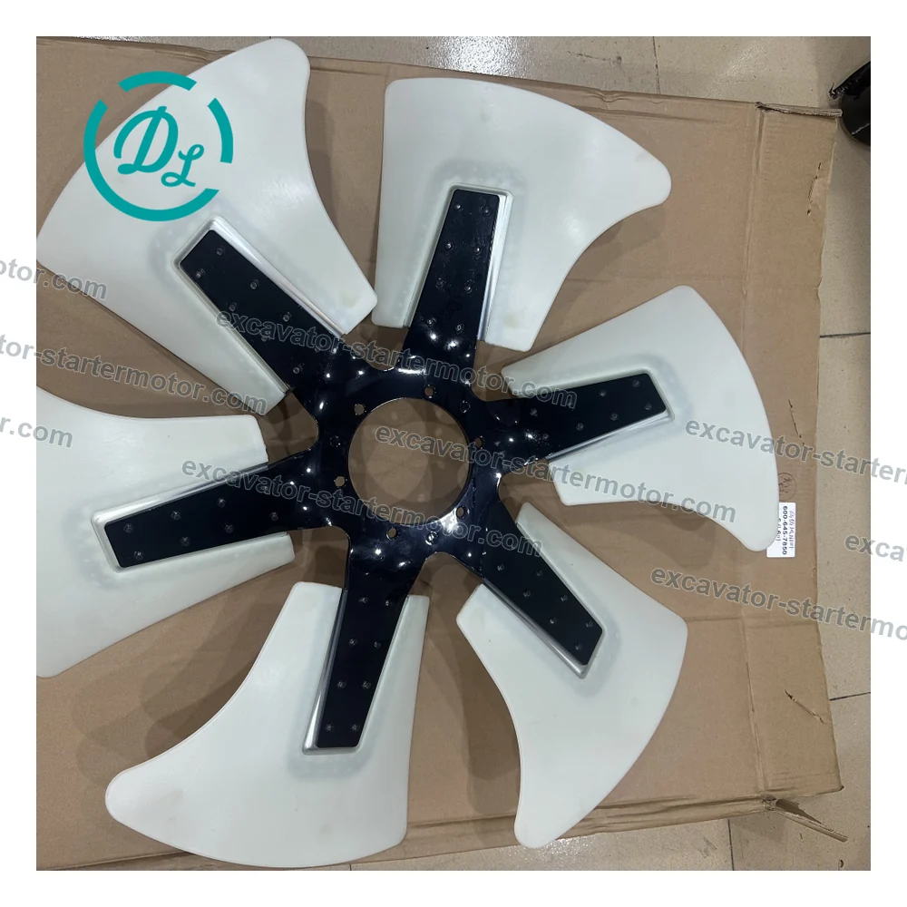 600-645-7850 Cooling Fan for Komatsu WA380-6, WA430-6, WA450-6, WA470-6 and WA480-6, OEM/reference 600-645-7850, Engine Cooling Fan, product view 4