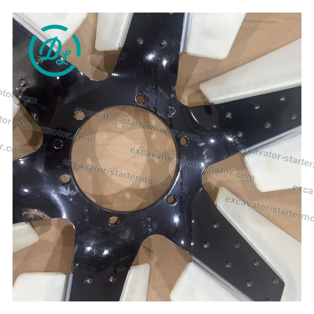 600-645-7850 Cooling Fan for Komatsu WA380-6, WA430-6, WA450-6, WA470-6 and WA480-6, OEM/reference 600-645-7850, Engine Cooling Fan, product view 5