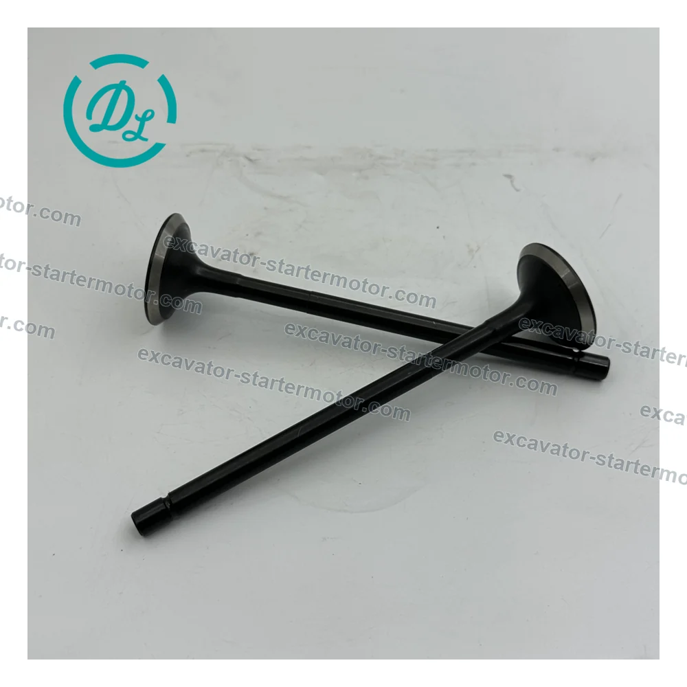 6150-42-4210 Exhaust Valve for Komatsu 6D125, S6D125, SA6D125 and SAA6D125 Engines, OEM/reference 6150-42-4210, Engine Exhaust Valve, product view 3