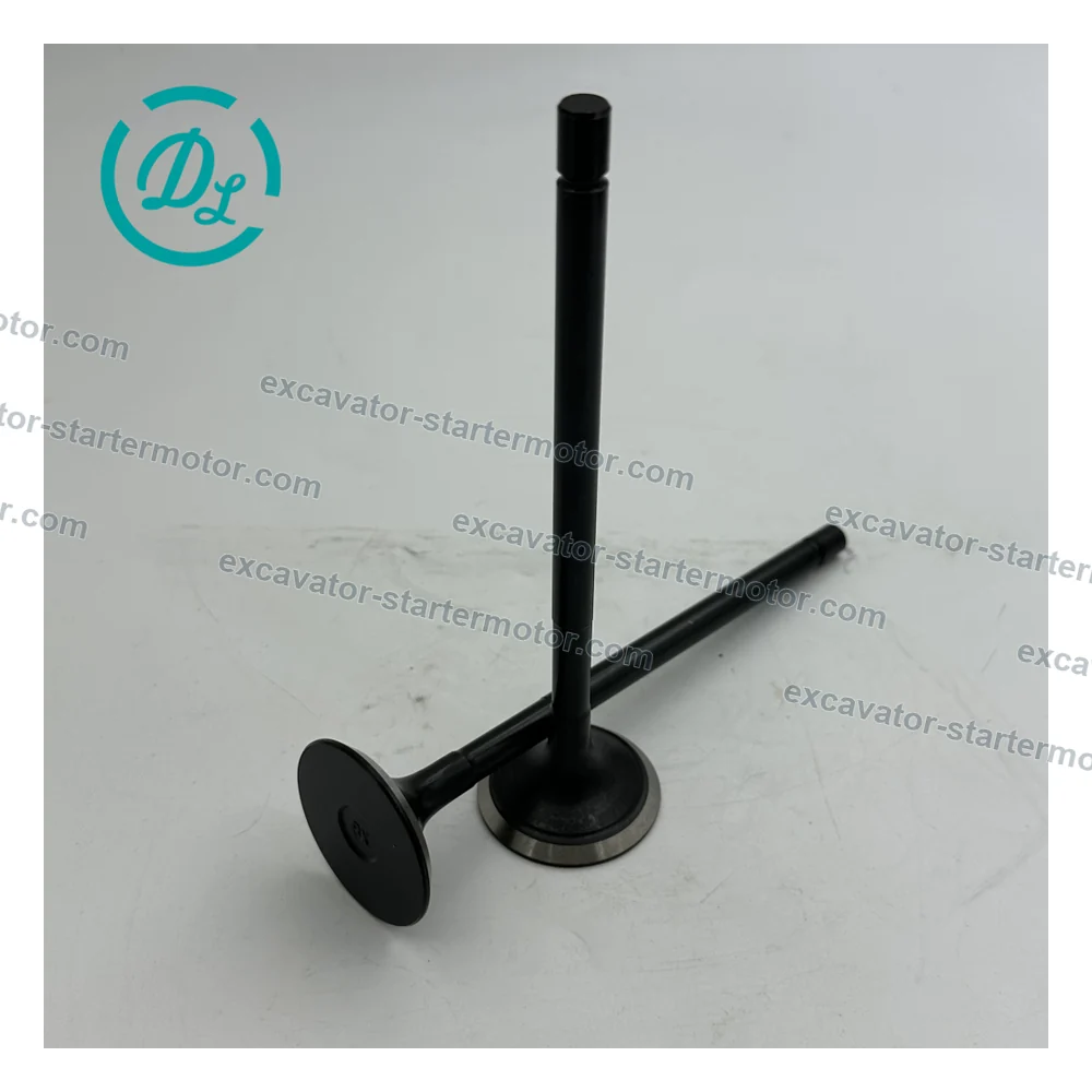 6150-42-4210 Exhaust Valve for Komatsu 6D125, S6D125, SA6D125 and SAA6D125 Engines, OEM/reference 6150-42-4210, Engine Exhaust Valve, product view 4