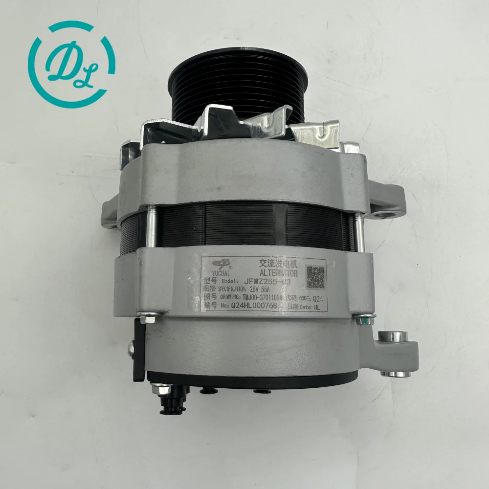 TMJ00-3701100A Alternator for Excavator and Diesel Equipment, OEM/reference TMJ00-3701100A, Alternator, product view 4