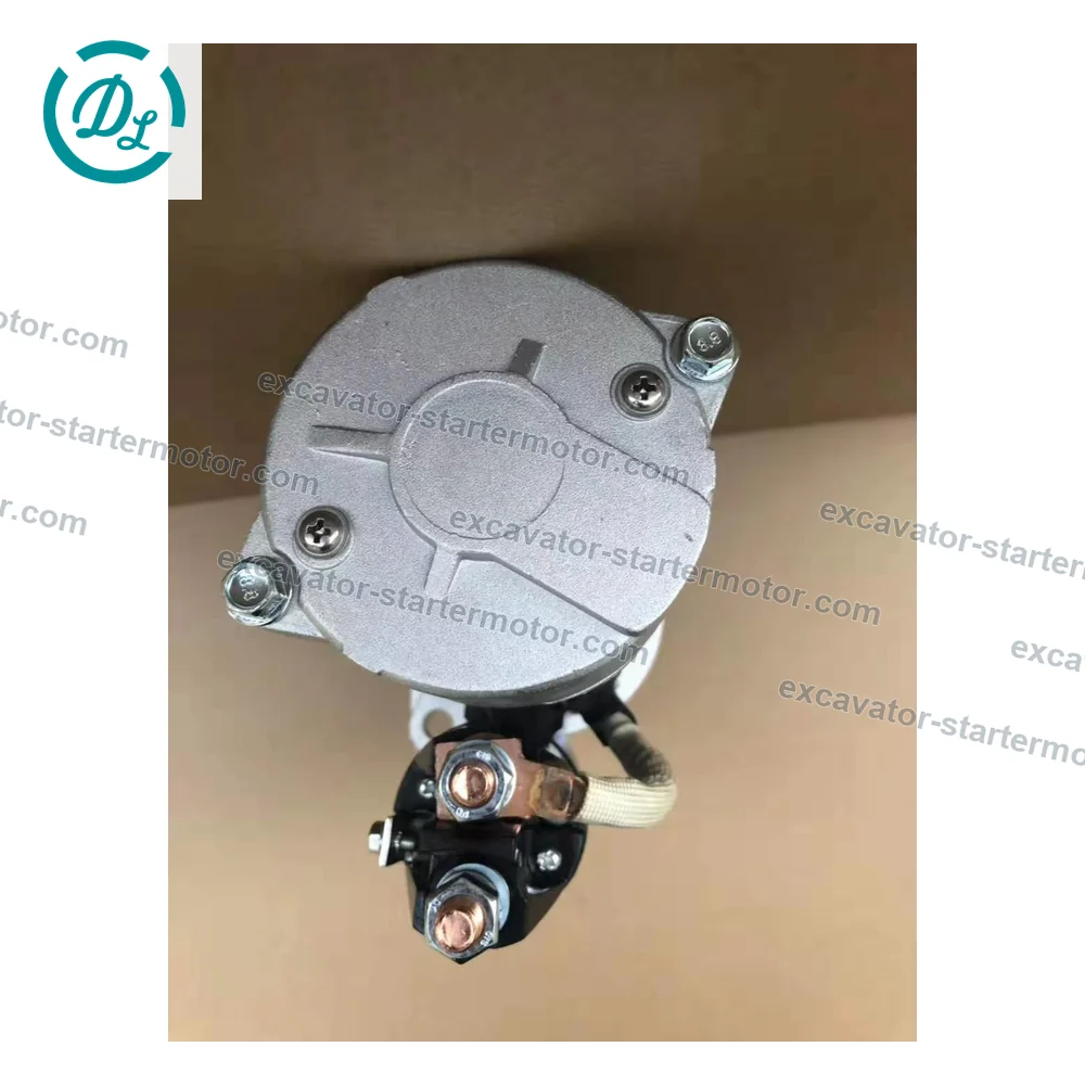M009T60171 24V 5.5kW 11-Tooth Starter Motor for Kobelco SK300/SK400 and Mitsubishi Fuso, OEM/reference M009T60171, 24V 5.5kW 11-Tooth PLGR Starter Motor, product view 3