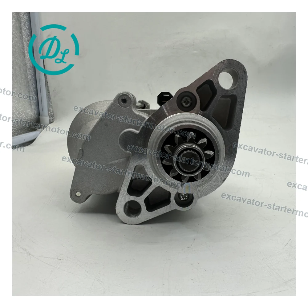 28100-32850-71 228000-3930 12V 1.4kW 10T Starter Motor for Toyota 1FZ Forklifts, OEM/reference 28100-32850-71, 12V 1.4kW 10-Tooth Starter Motor, product view 3