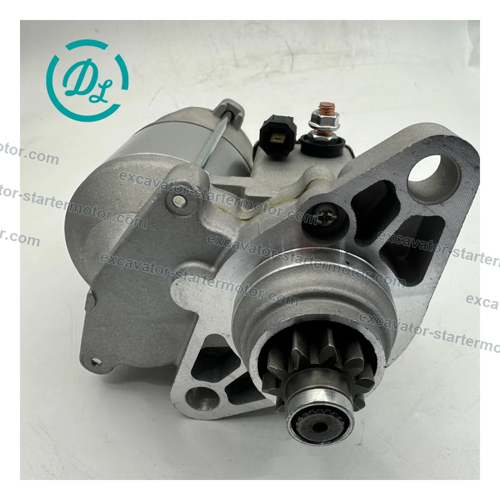 28100-32850-71 228000-3930 12V 1.4kW 10T Starter Motor for Toyota 1FZ Forklifts, OEM/reference 28100-32850-71, 12V 1.4kW 10-Tooth Starter Motor, product view 4