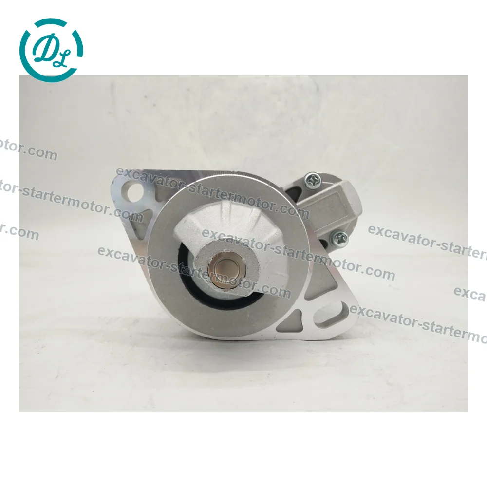 119626-77011 12V 1.1kW 9-Tooth Starter for Yanmar and John Deere Equipment, OEM/reference 119626-77011, PLGR Starter Motor, product view 2