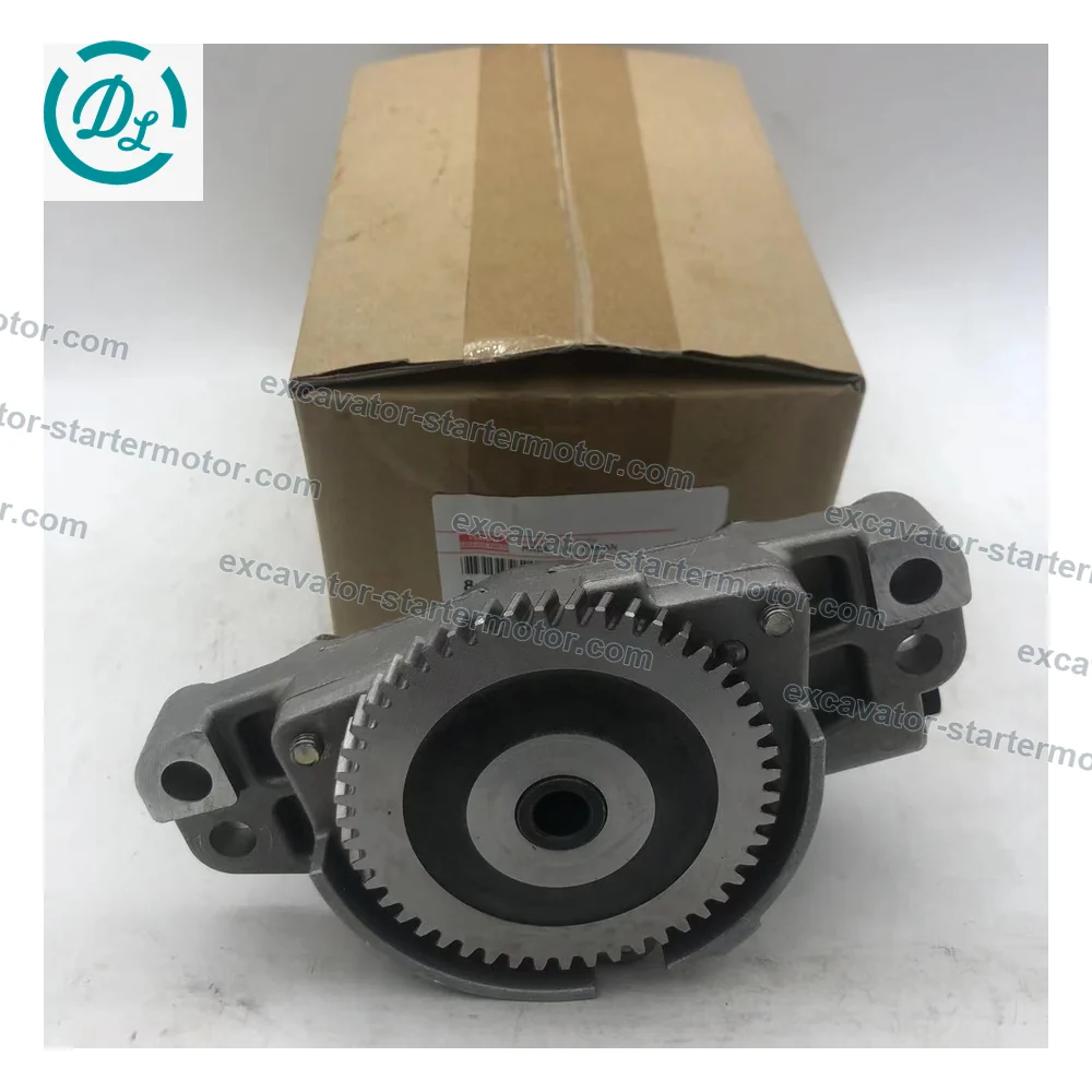 8-98095768-1 Oil Pump for Isuzu 4LE1 4LE2 Hitachi ZX70-3 ZX85USB-3, OEM/reference 8-98095768-1, Engine Lubrication Oil Pump Assembly
