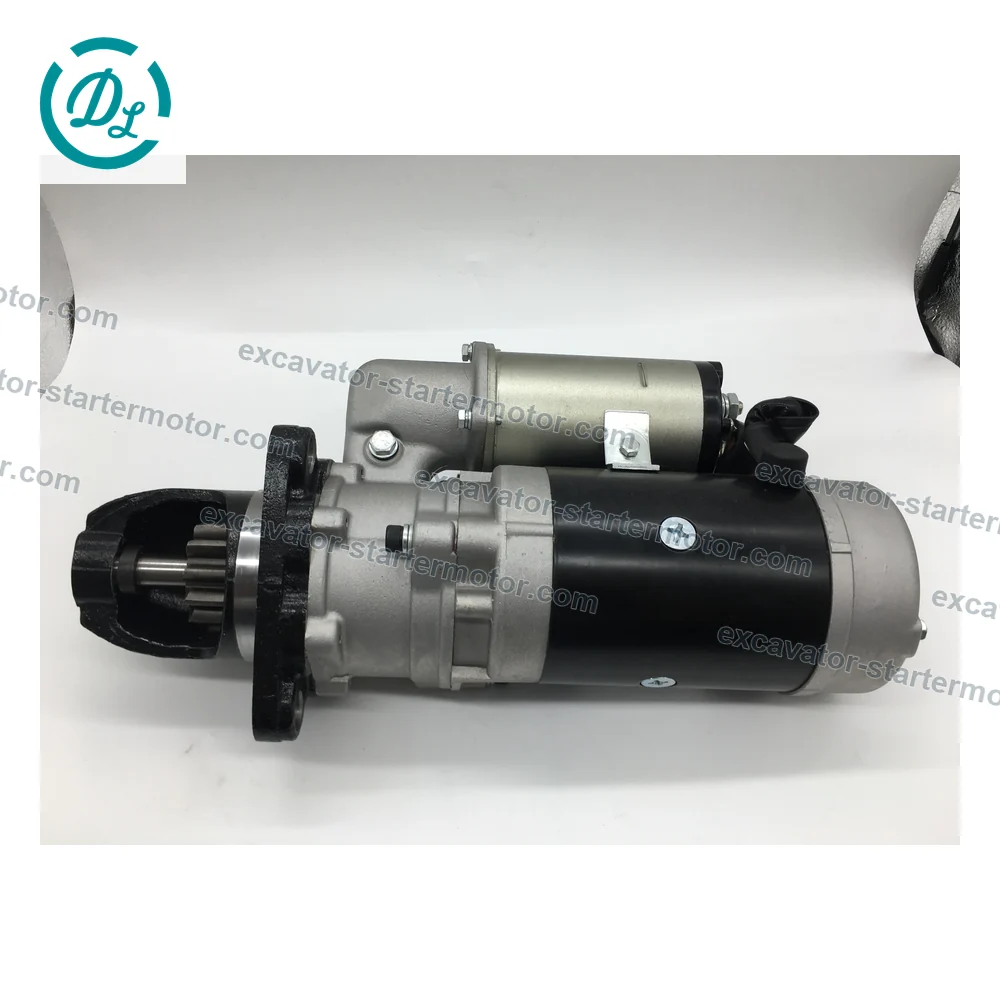 600-813-7120 24V 7.5kW 11-Tooth Starter for Komatsu 6D125 6D170, OEM/reference 600-813-7120, 24V 7.5kW 11-Tooth Starter