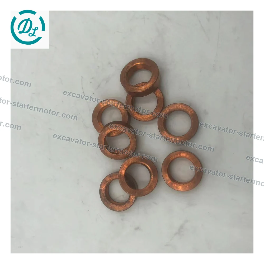 8-97139710-0 Injector Nozzle Gasket Washer for Isuzu 4JG2, OEM/reference 8-97139710-0, Copper Injector Nozzle Gasket / Washer, product view 3